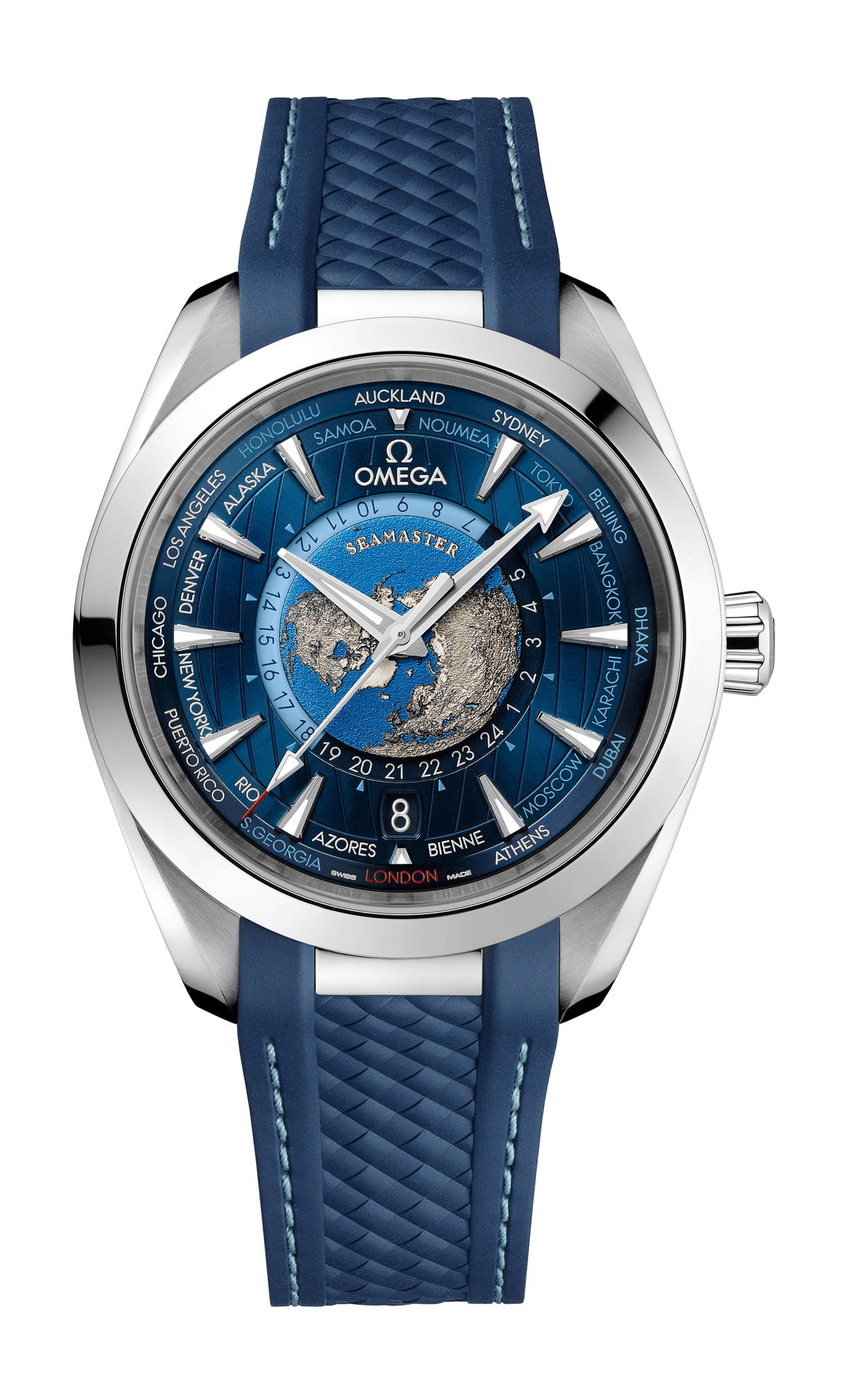 Omega Seamaster luxury timepiece - detailed view