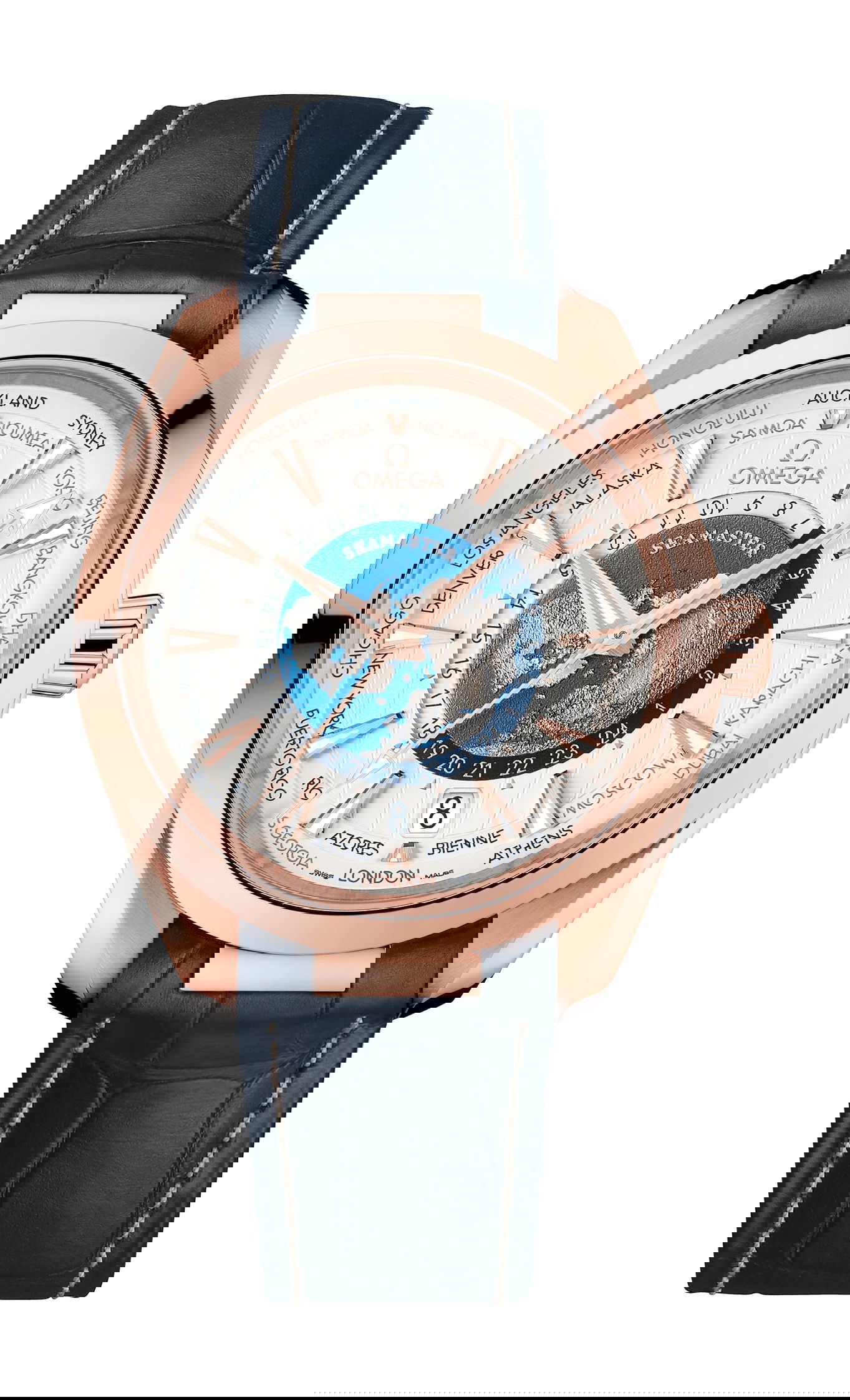 Omega Seamaster luxury timepiece - detailed view