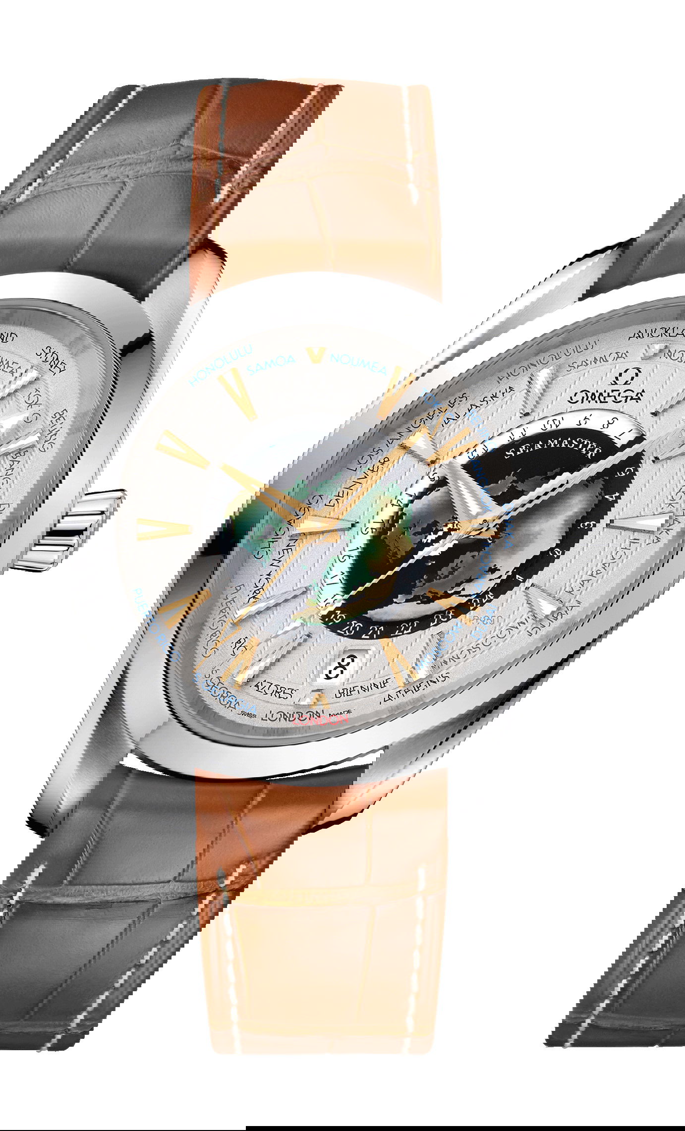 Omega Seamaster luxury timepiece - detailed view