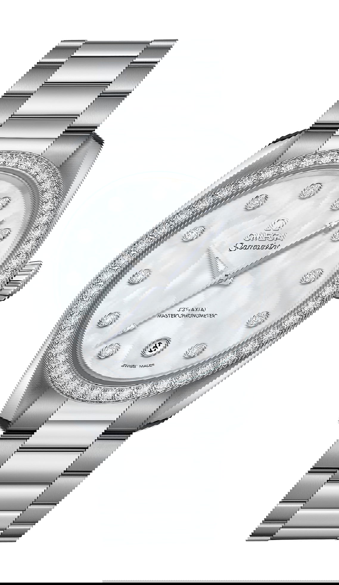Omega Seamaster luxury timepiece - detailed view
