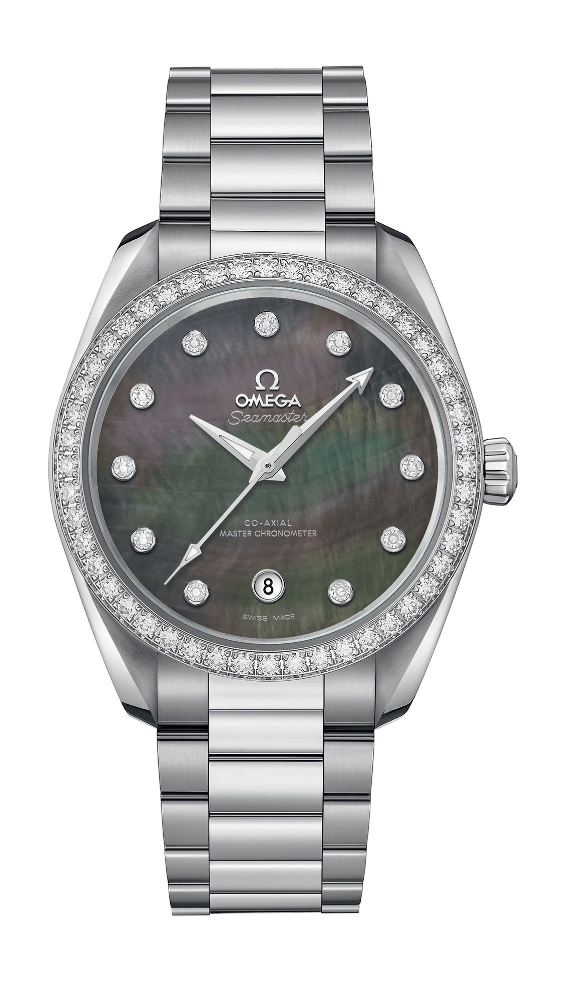 Omega Seamaster luxury timepiece - detailed view
