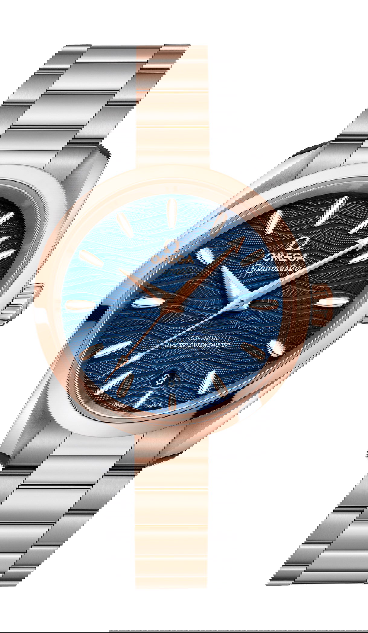 Omega Seamaster luxury timepiece - detailed view