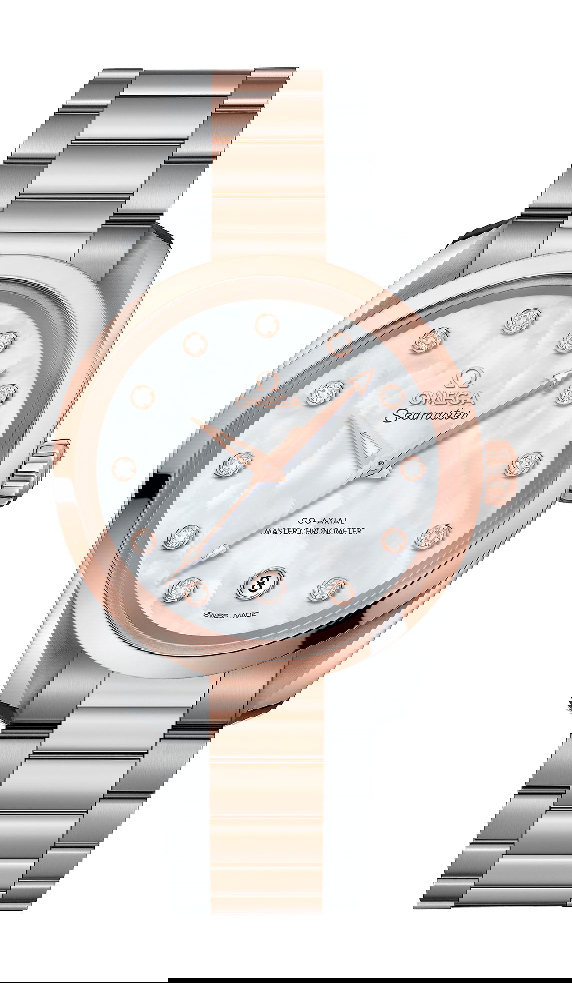 Omega Seamaster luxury timepiece - detailed view