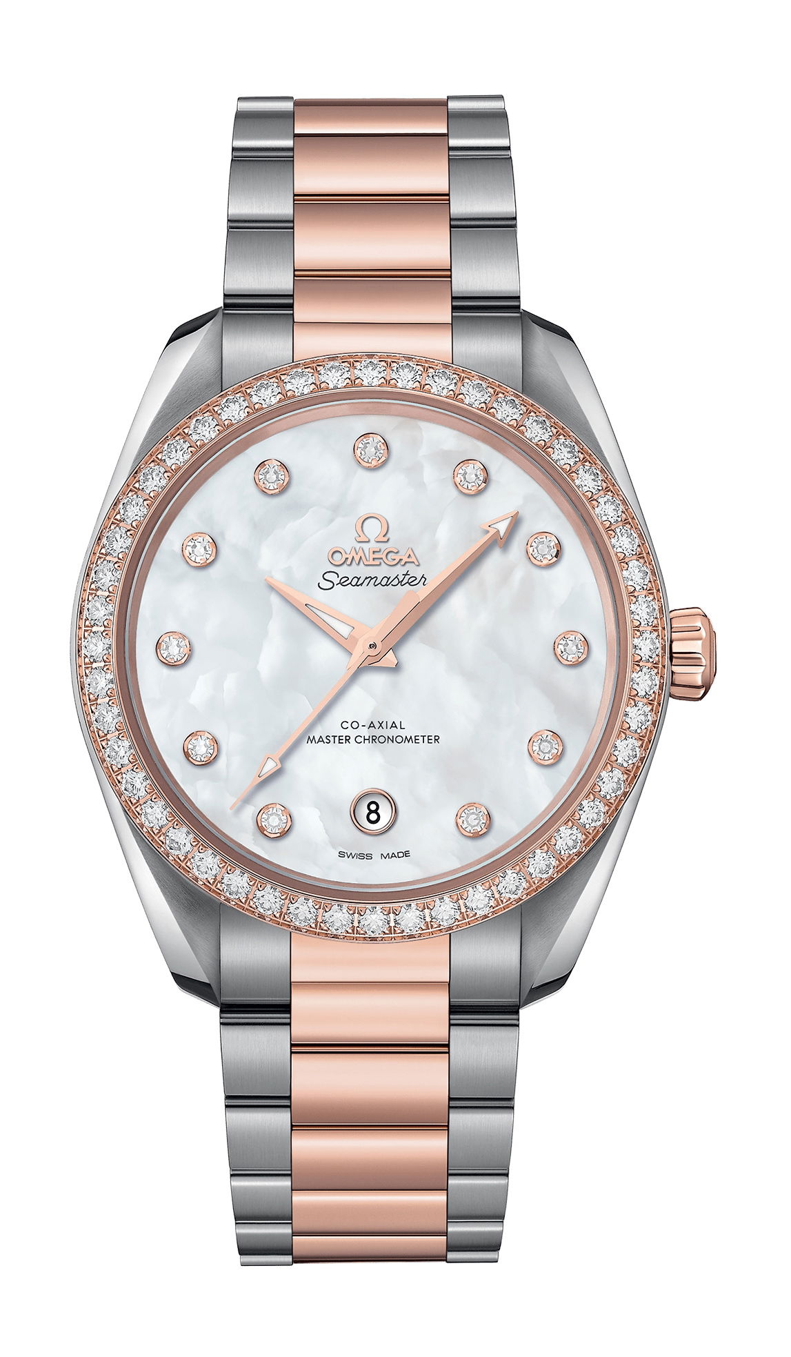 Omega Seamaster luxury timepiece - detailed view