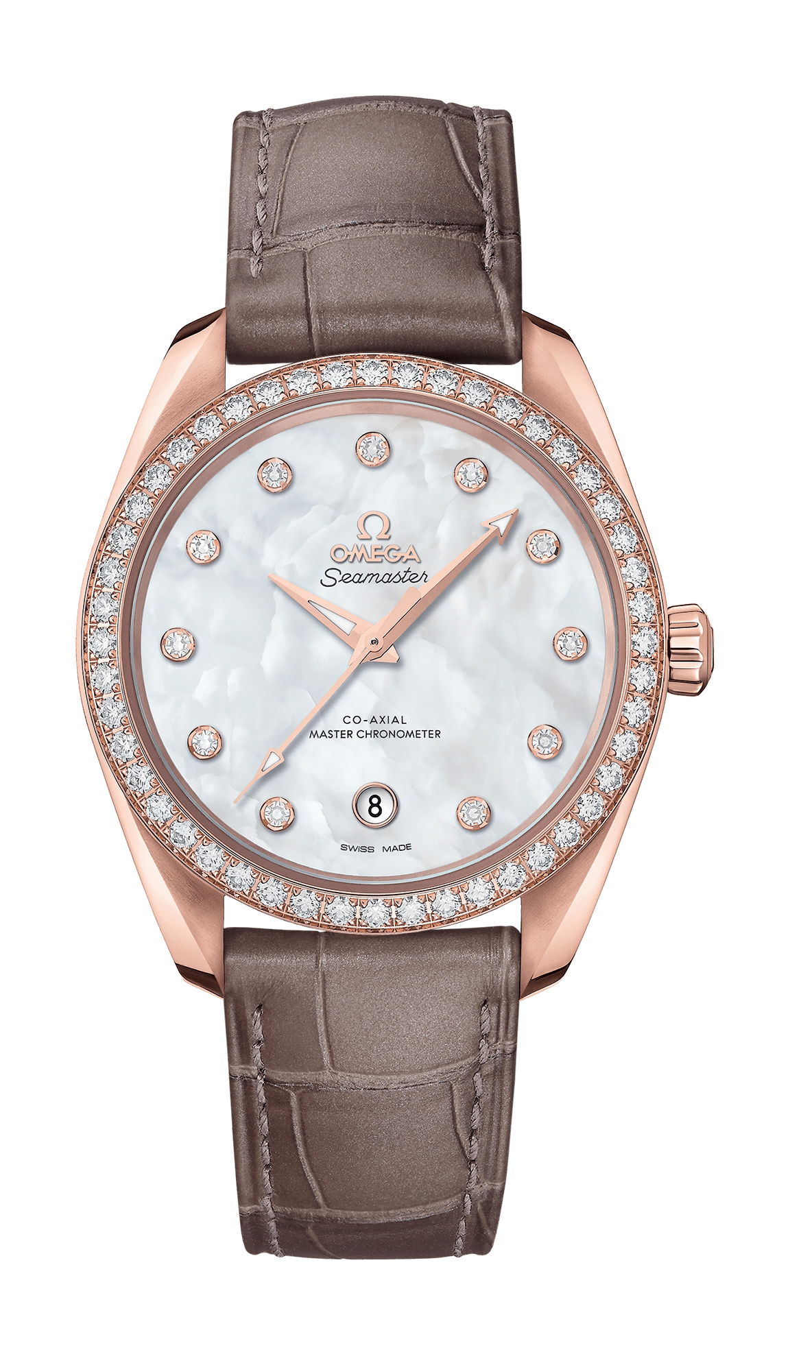 Omega Seamaster luxury timepiece - detailed view