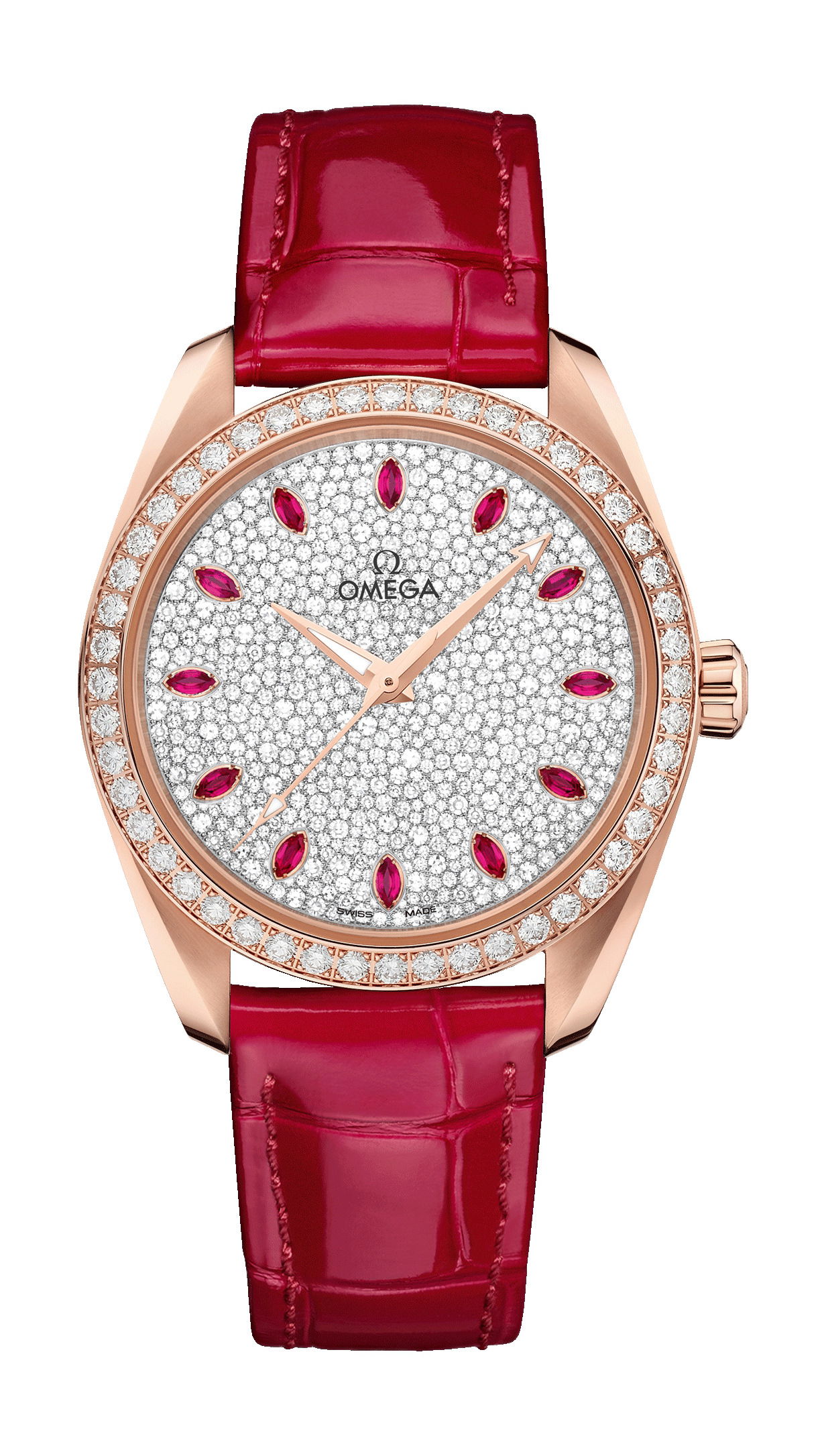 Omega Seamaster luxury timepiece - detailed view
