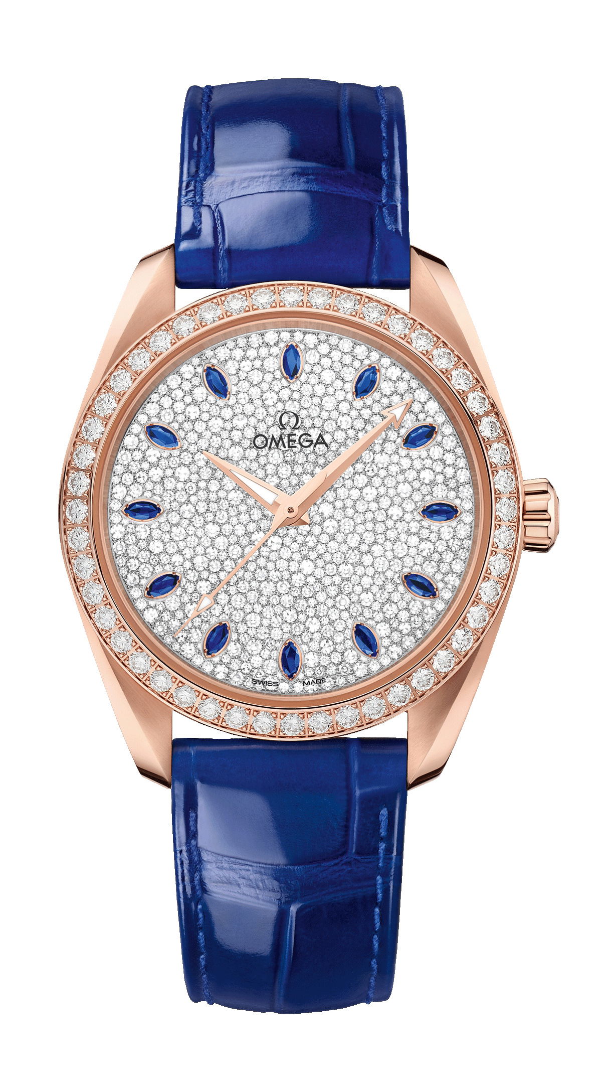 Omega Seamaster luxury timepiece - detailed view