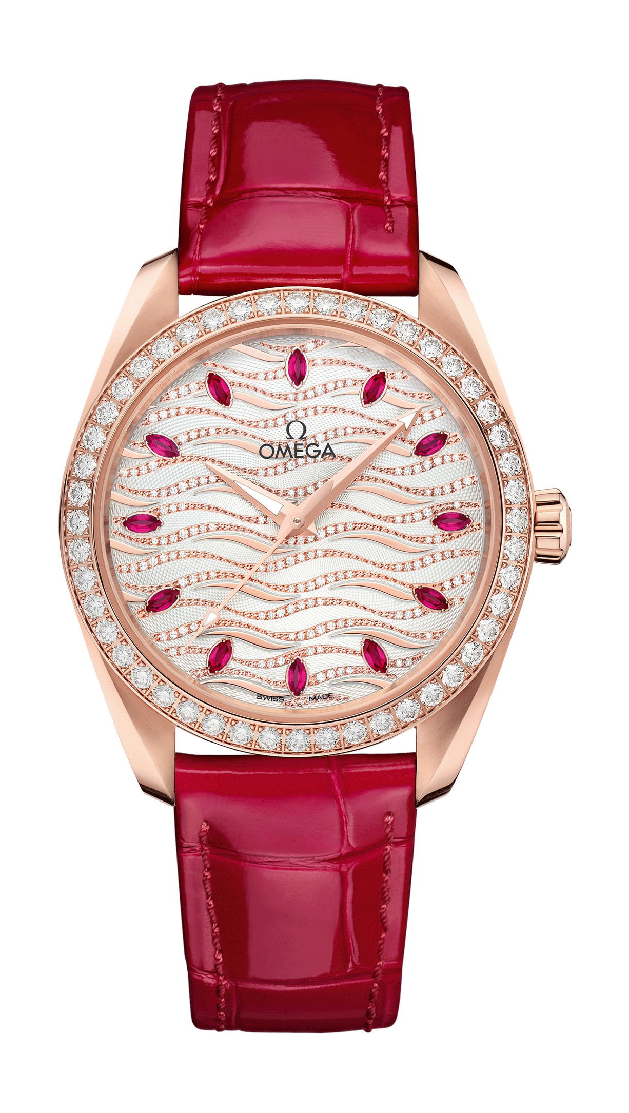 Omega Seamaster luxury timepiece - detailed view