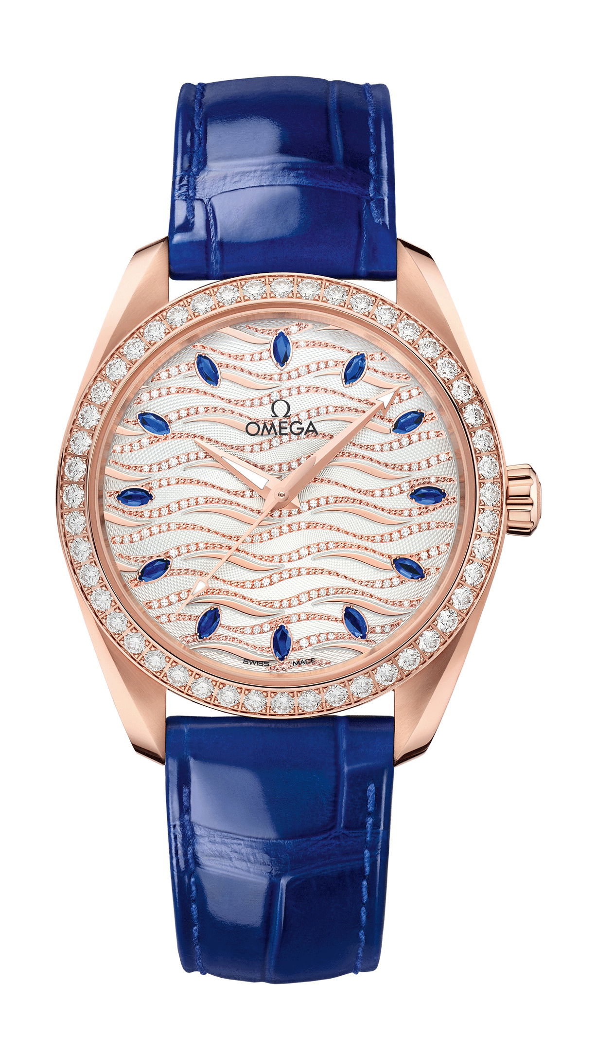 Omega Seamaster luxury timepiece - detailed view