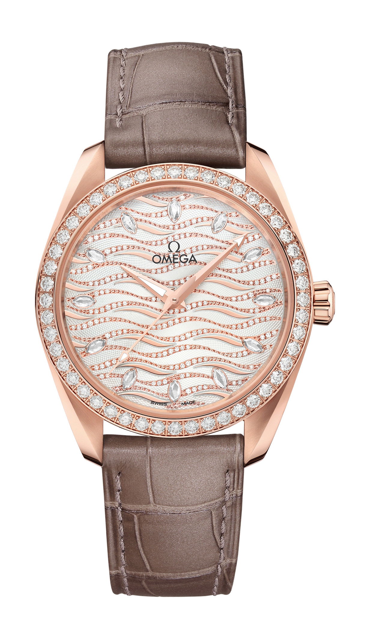 Omega Seamaster luxury timepiece - detailed view