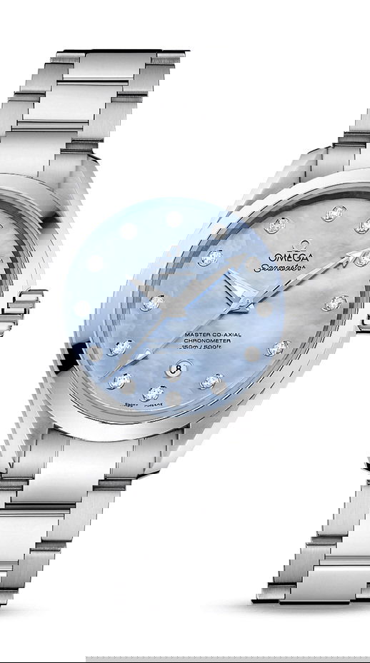 Omega Seamaster luxury timepiece - detailed view