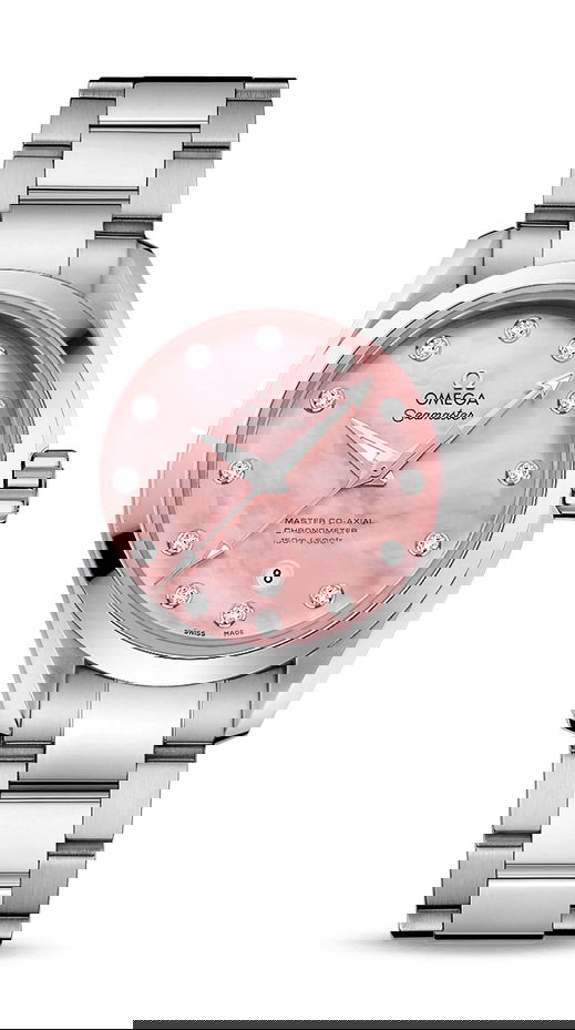 Omega Seamaster luxury timepiece - detailed view