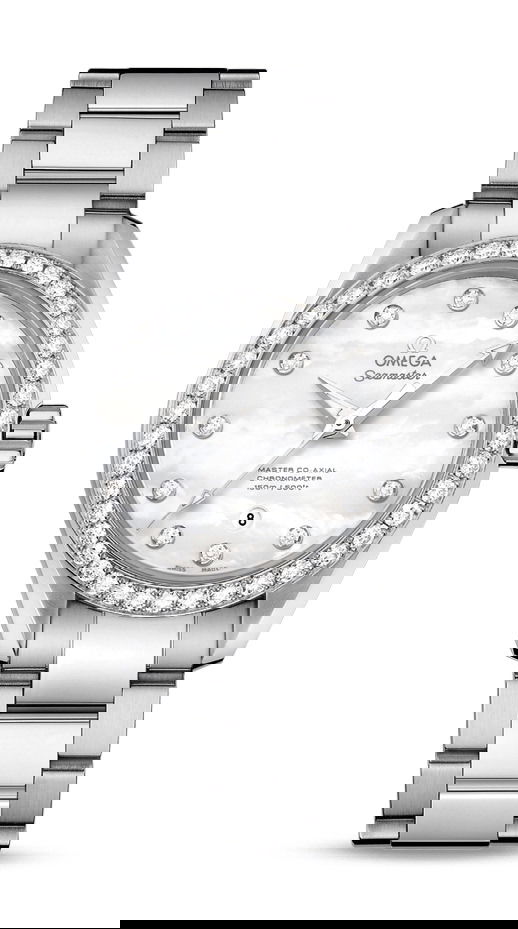 Omega Seamaster luxury timepiece - detailed view