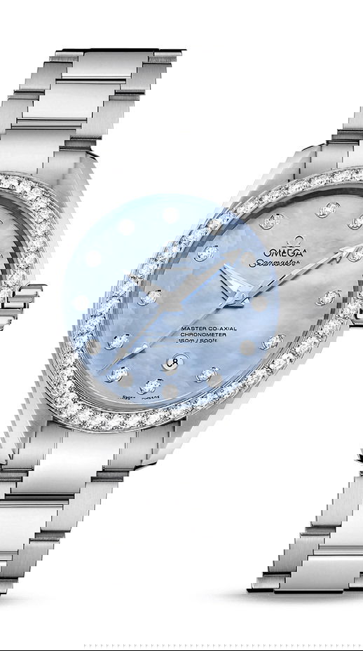 Omega Seamaster luxury timepiece - detailed view