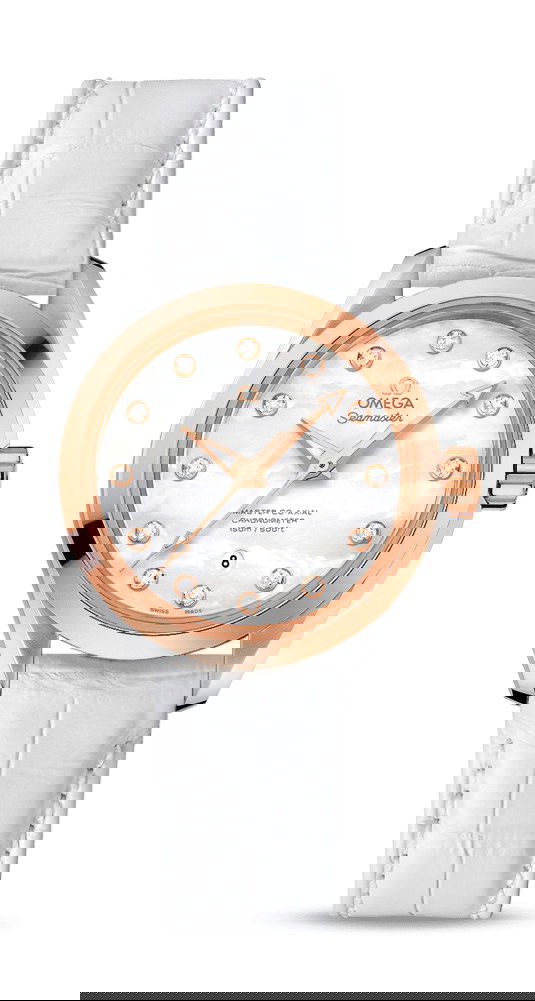 Omega Seamaster luxury timepiece - detailed view