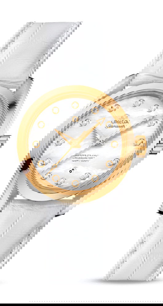 Omega Seamaster luxury timepiece - detailed view