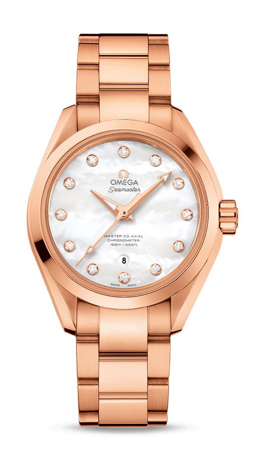 Omega Seamaster luxury timepiece - detailed view