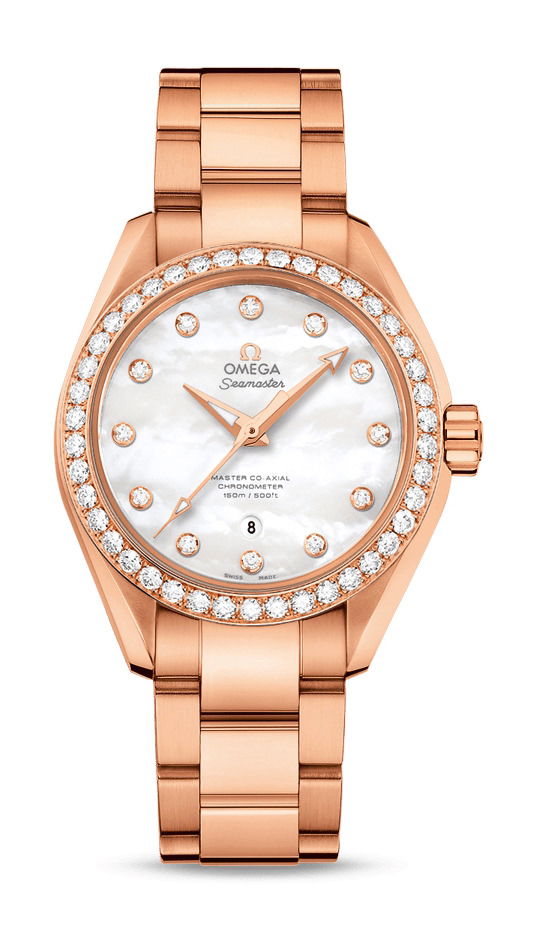 Omega Seamaster luxury timepiece - detailed view