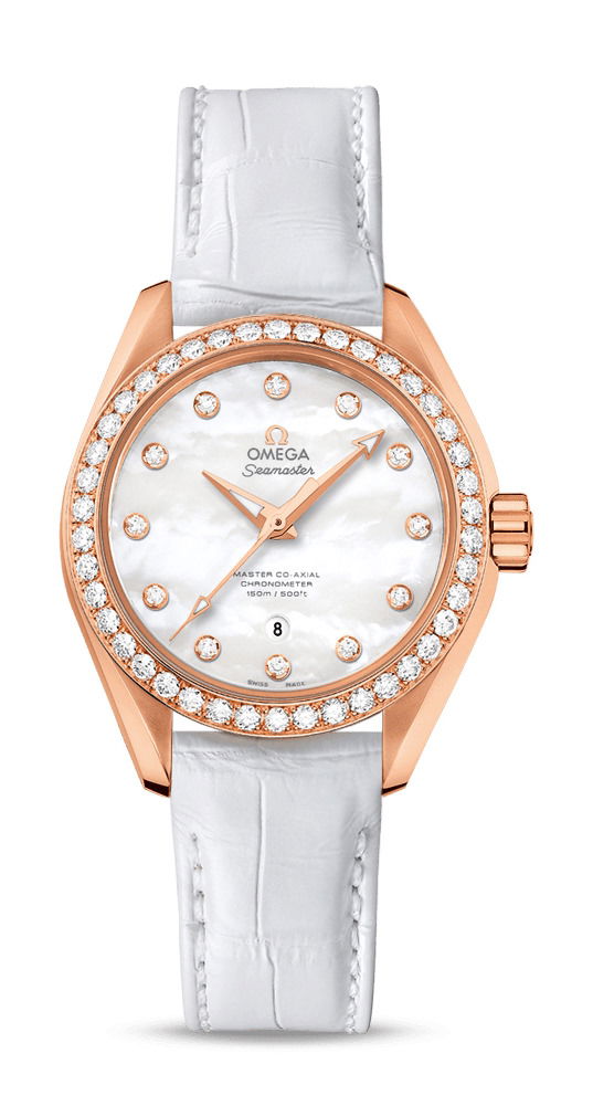 Omega Seamaster luxury timepiece - detailed view