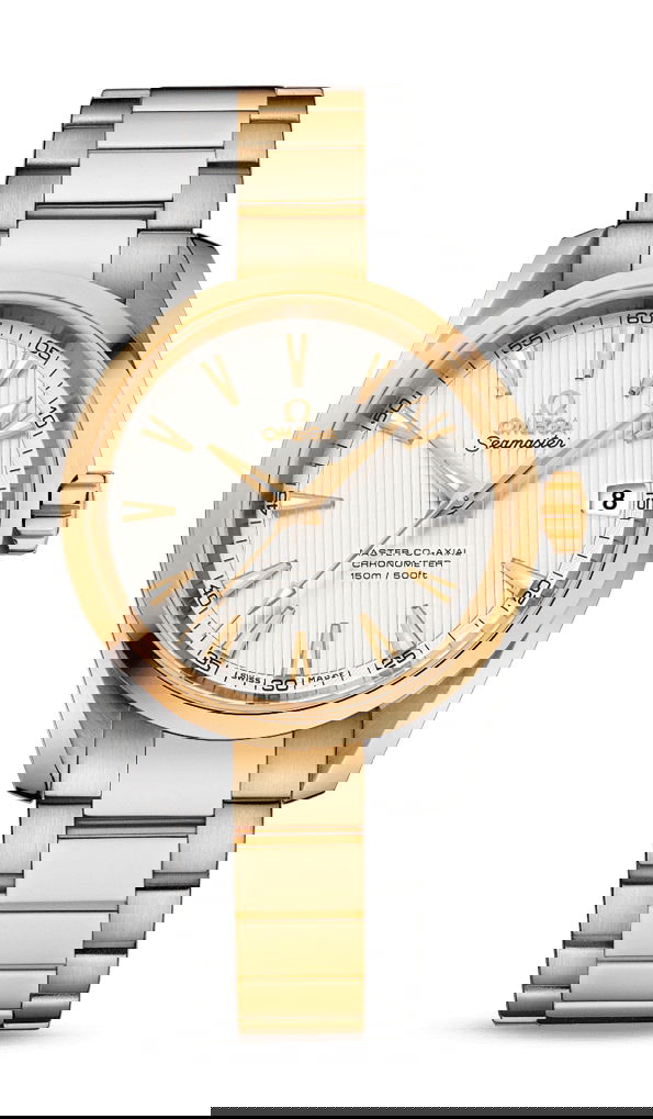 Omega Seamaster luxury timepiece - detailed view