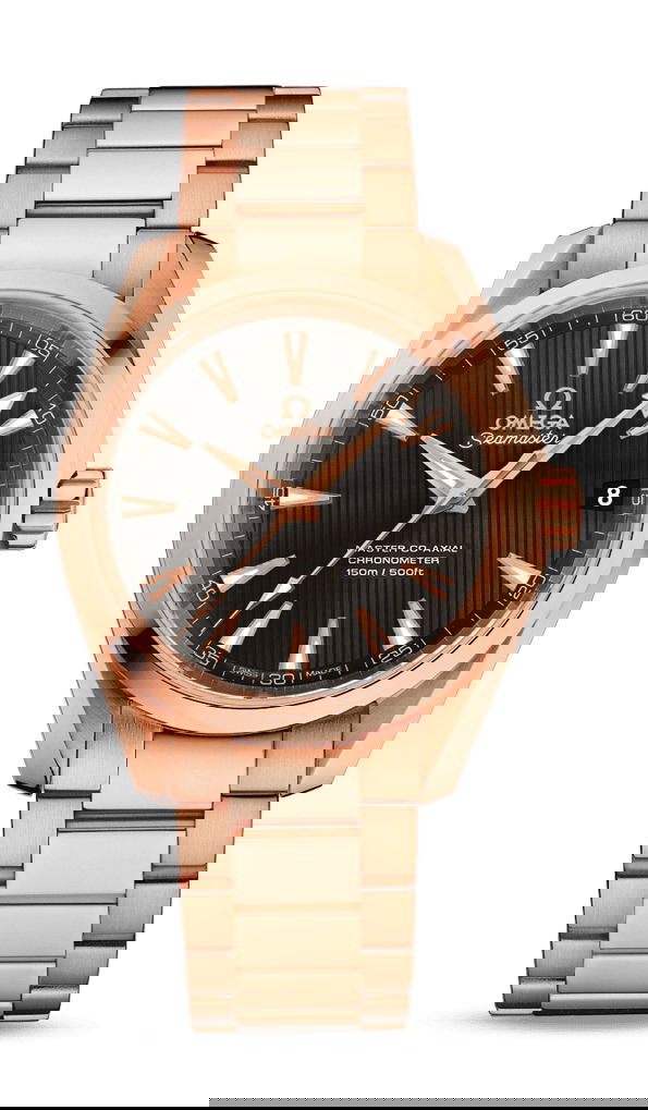 Omega Seamaster luxury timepiece - detailed view