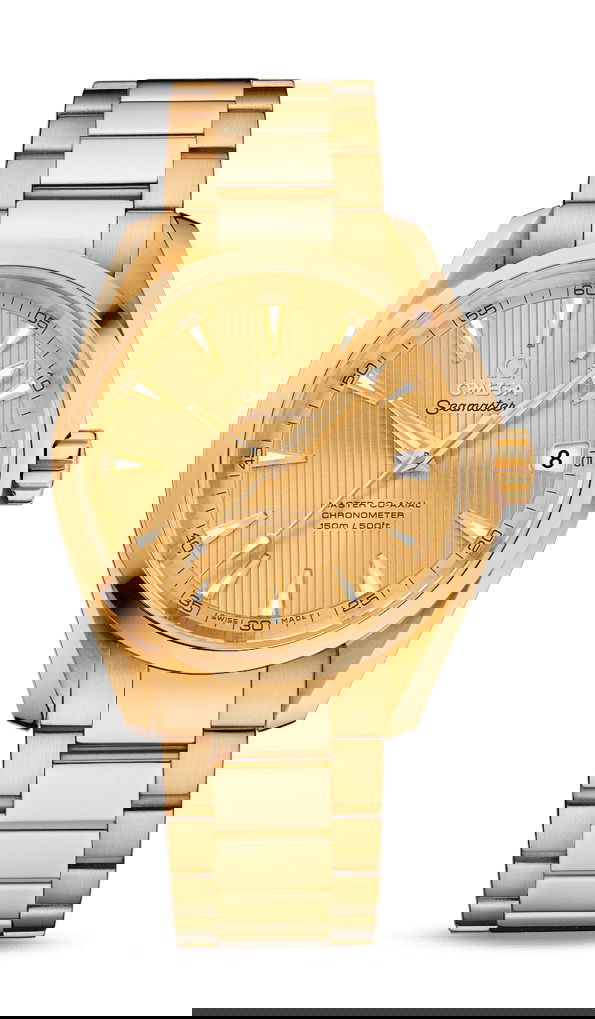 Omega Seamaster luxury timepiece - detailed view