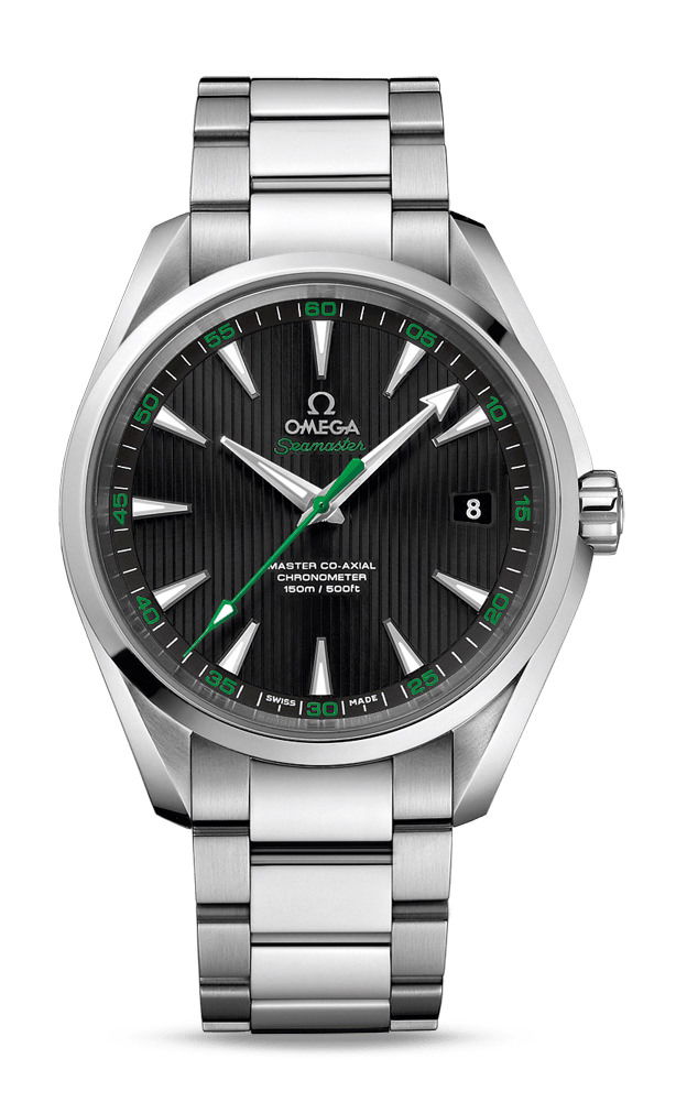 Omega Seamaster luxury timepiece - detailed view