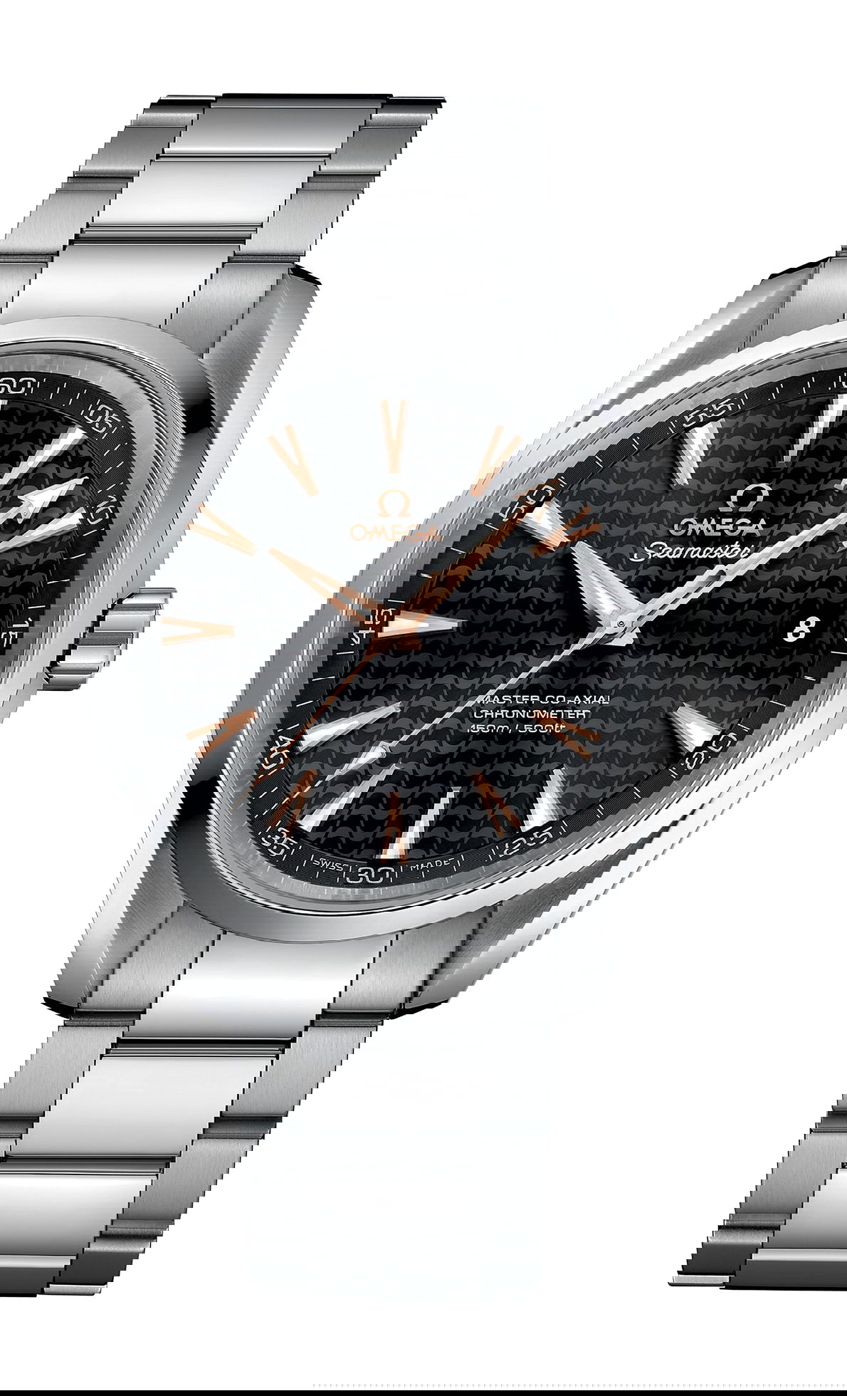 Omega Seamaster luxury timepiece - detailed view