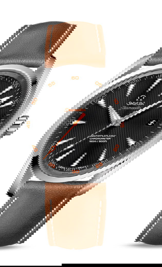 Omega Seamaster luxury timepiece - detailed view