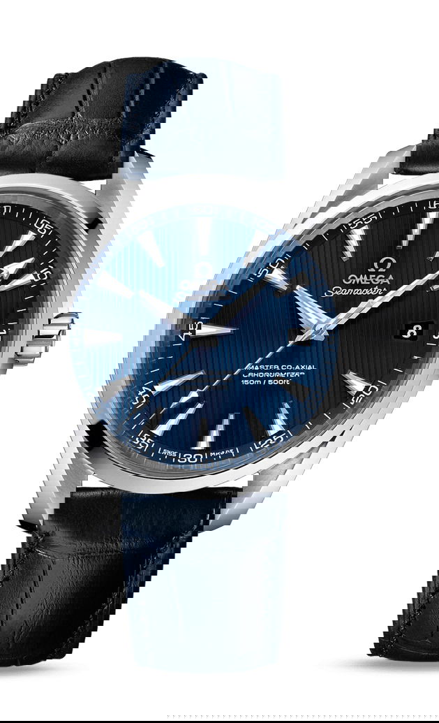 Omega Seamaster luxury timepiece - detailed view