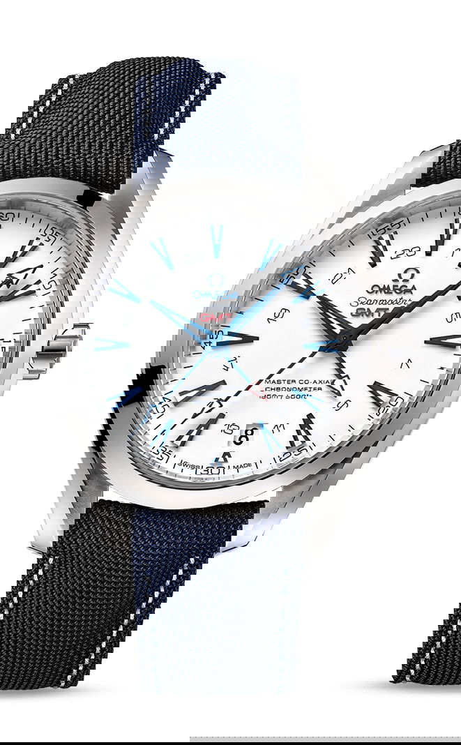 Omega Seamaster luxury timepiece - detailed view