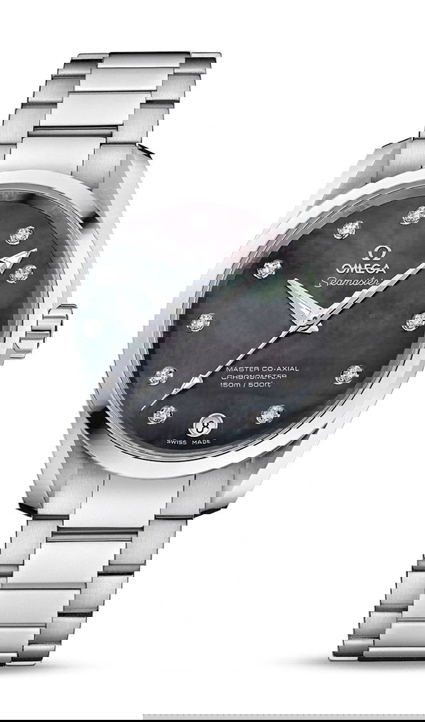 Omega Seamaster luxury timepiece - detailed view