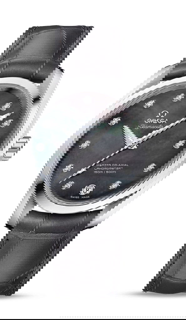 Omega Seamaster luxury timepiece - detailed view