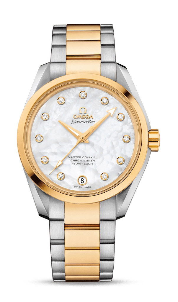 Omega Seamaster luxury timepiece - detailed view