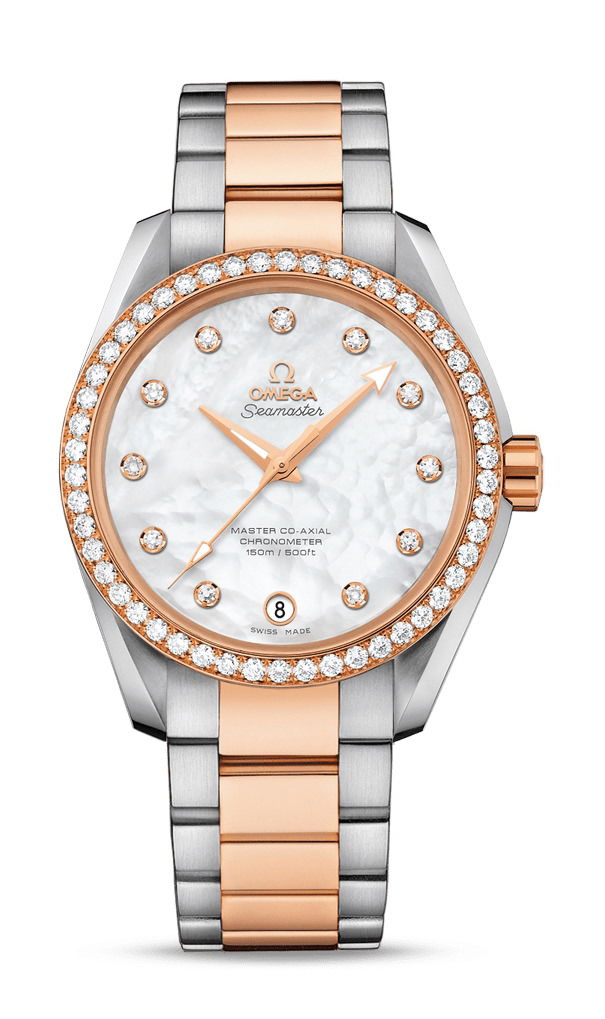 Omega Seamaster luxury timepiece - detailed view