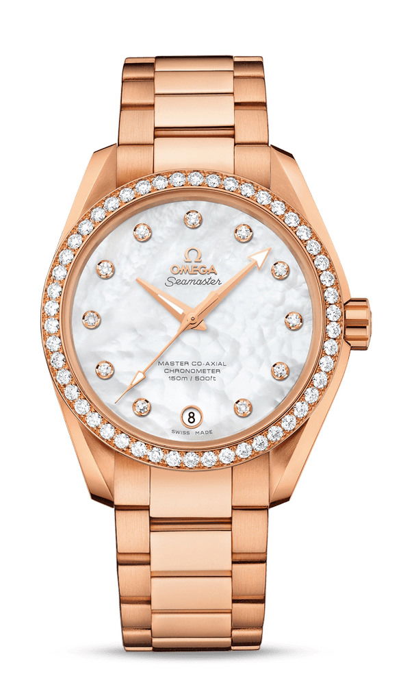 Omega Seamaster luxury timepiece - detailed view