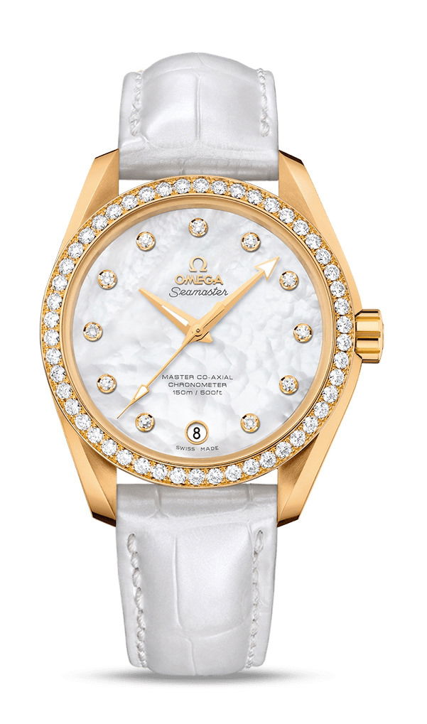 Omega Seamaster luxury timepiece - detailed view