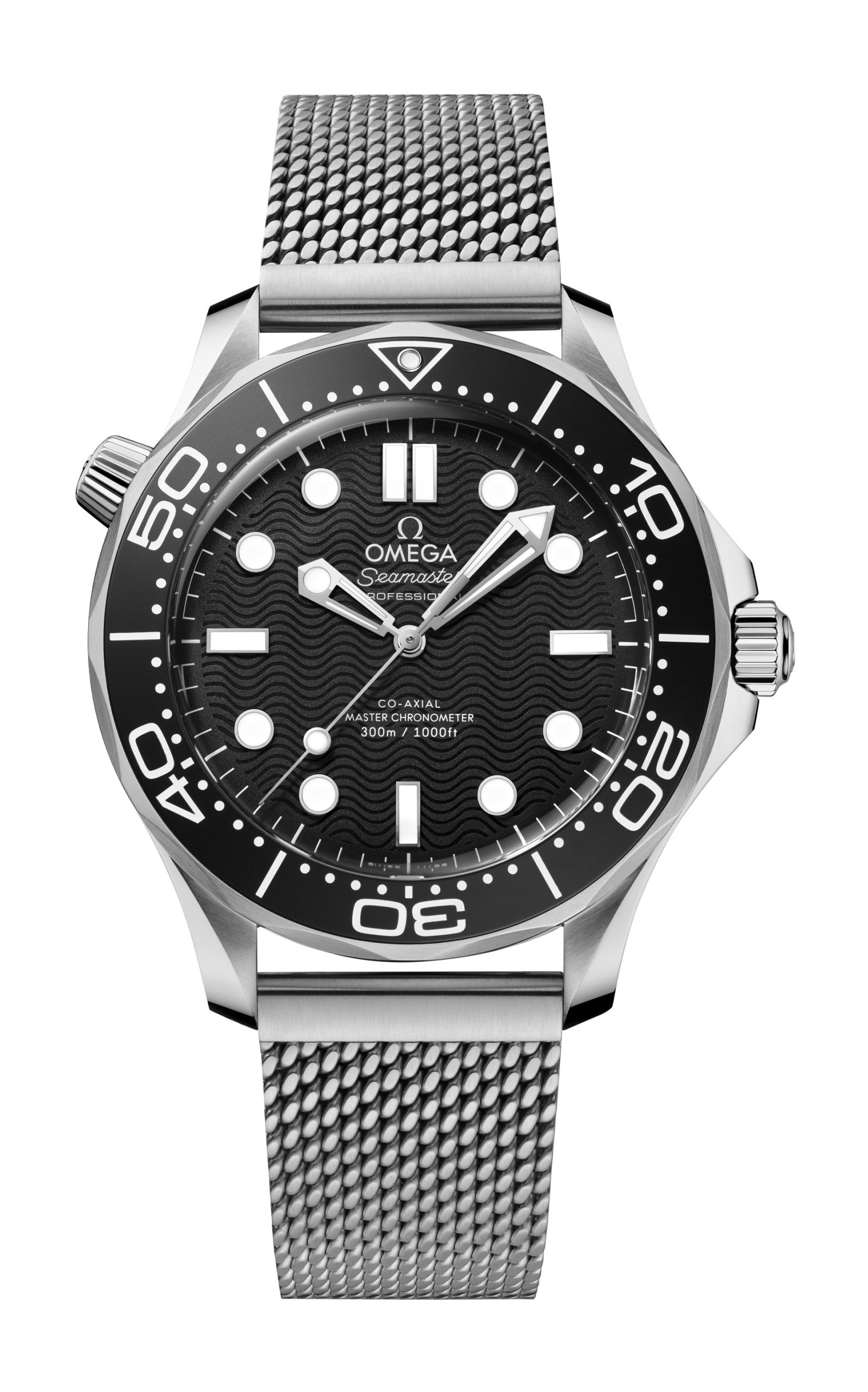 Omega Seamaster luxury timepiece - detailed view