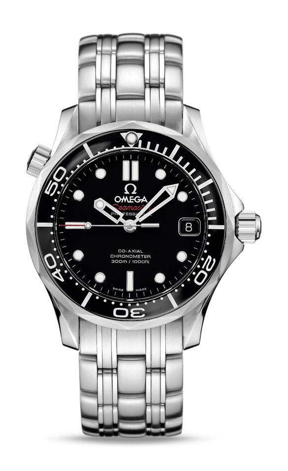 Omega Seamaster luxury timepiece - detailed view