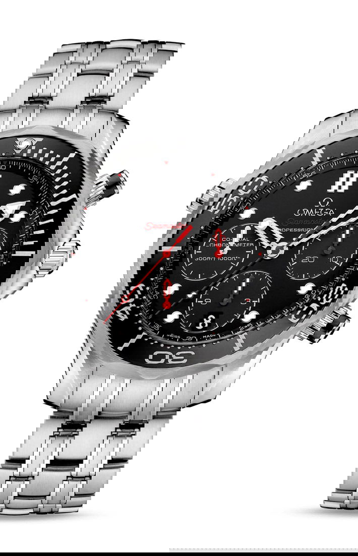 Omega Seamaster luxury timepiece - detailed view