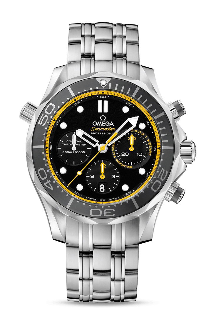 Omega Seamaster luxury timepiece - detailed view