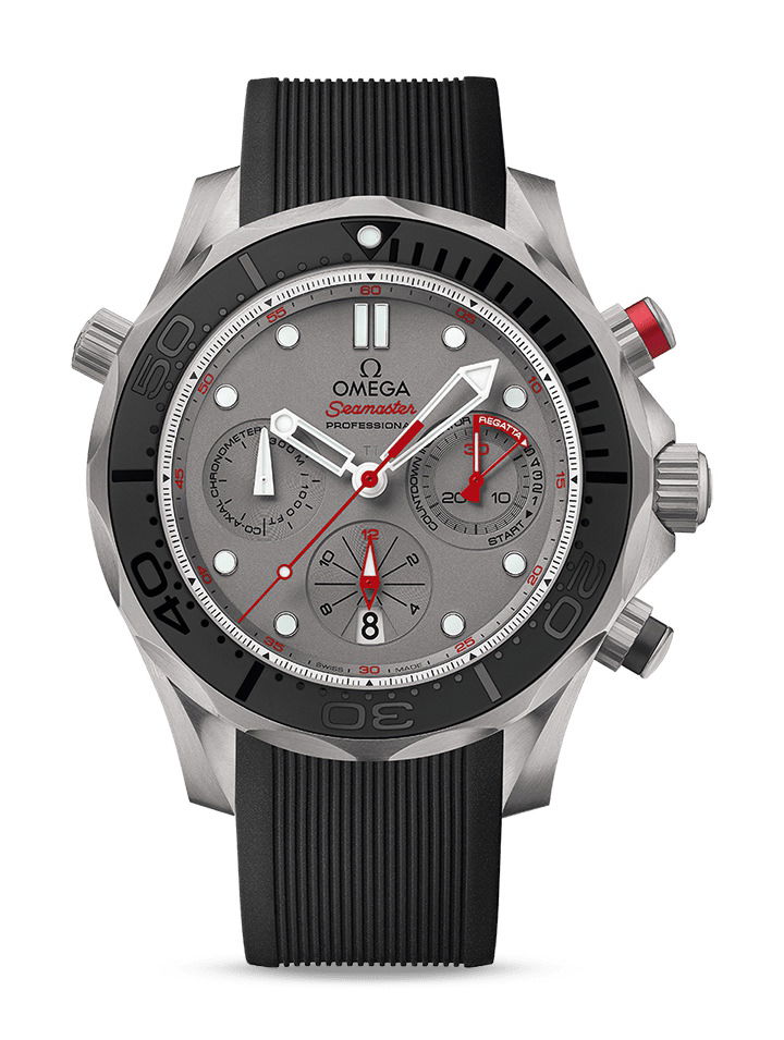 Omega Seamaster luxury timepiece - detailed view