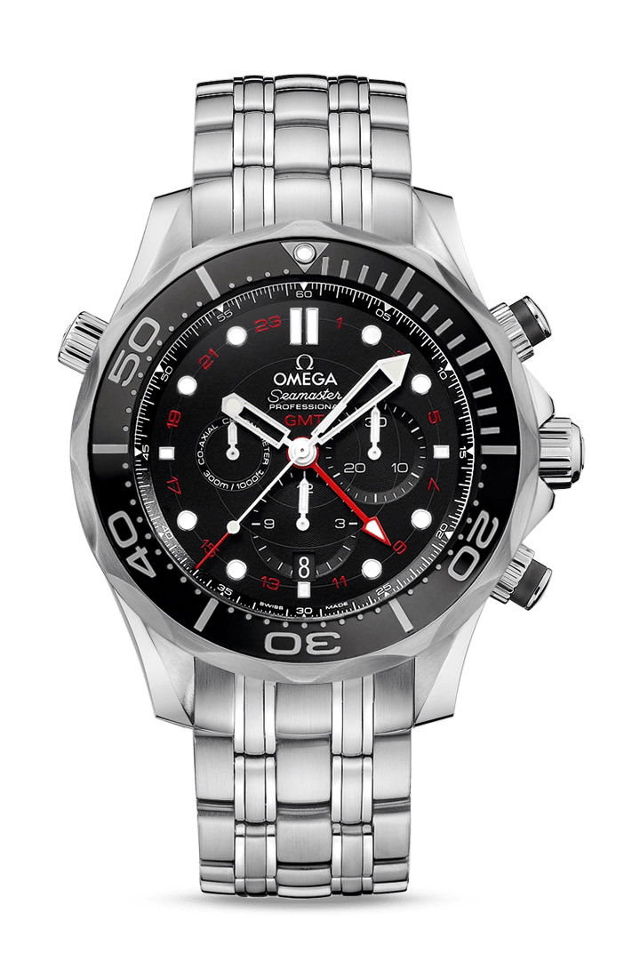 Omega Seamaster luxury timepiece - detailed view