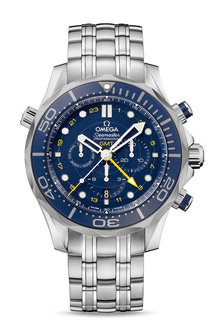 Omega Seamaster luxury timepiece - detailed view
