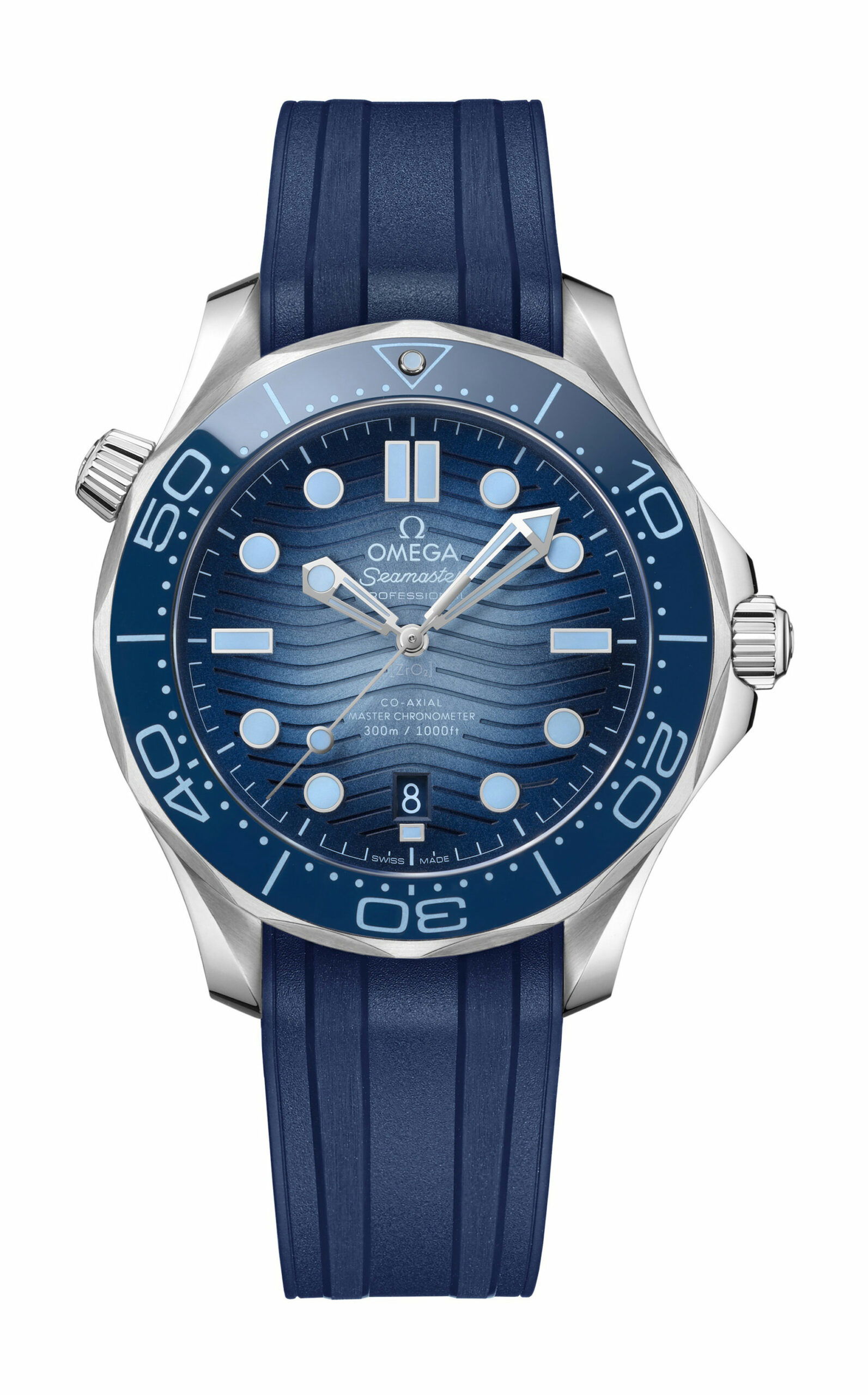 Omega Seamaster luxury timepiece - detailed view