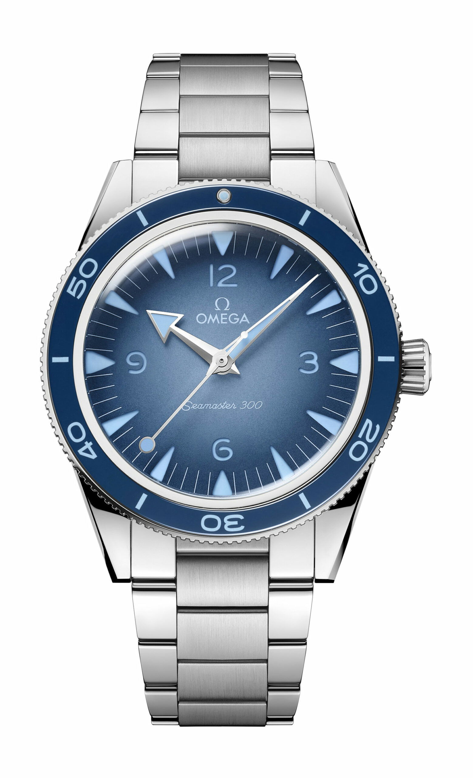 Omega Seamaster luxury timepiece - detailed view