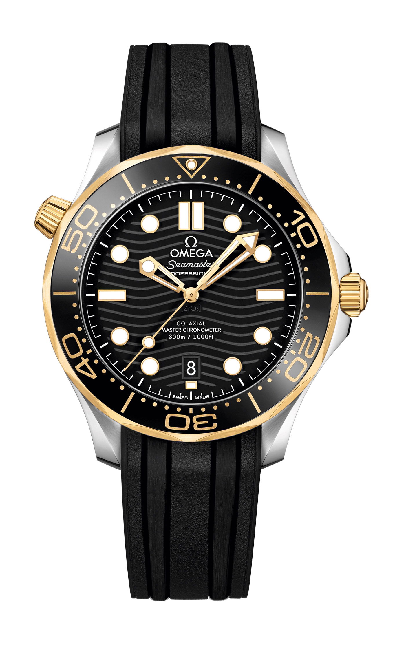 Omega Seamaster luxury timepiece - detailed view