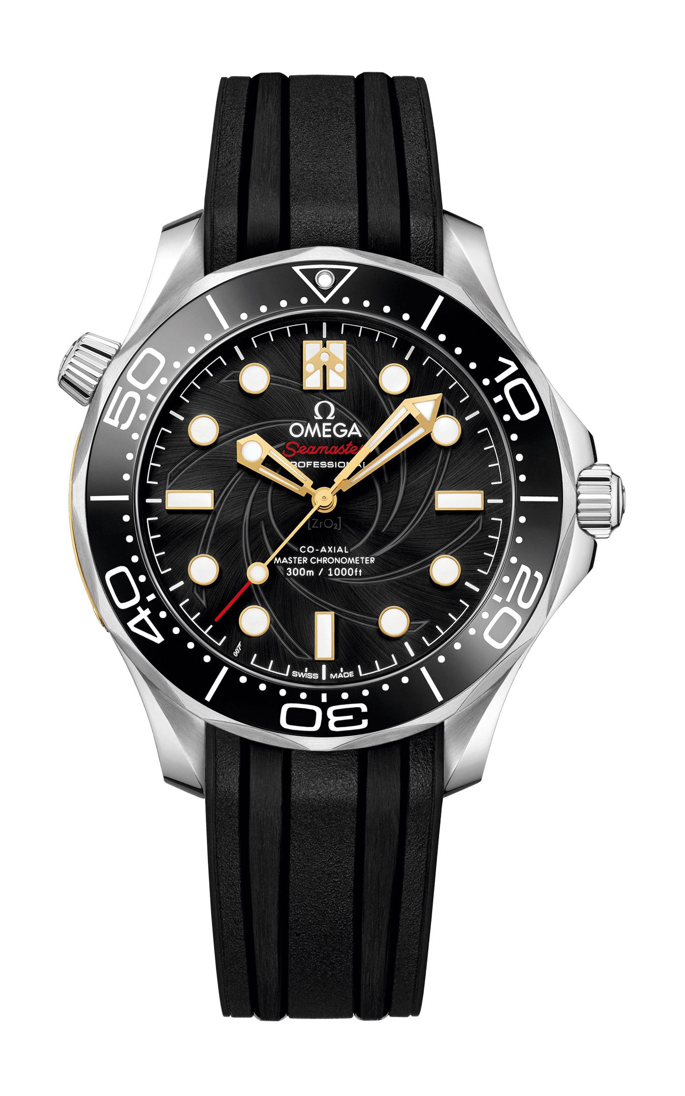 Omega Seamaster luxury timepiece - detailed view