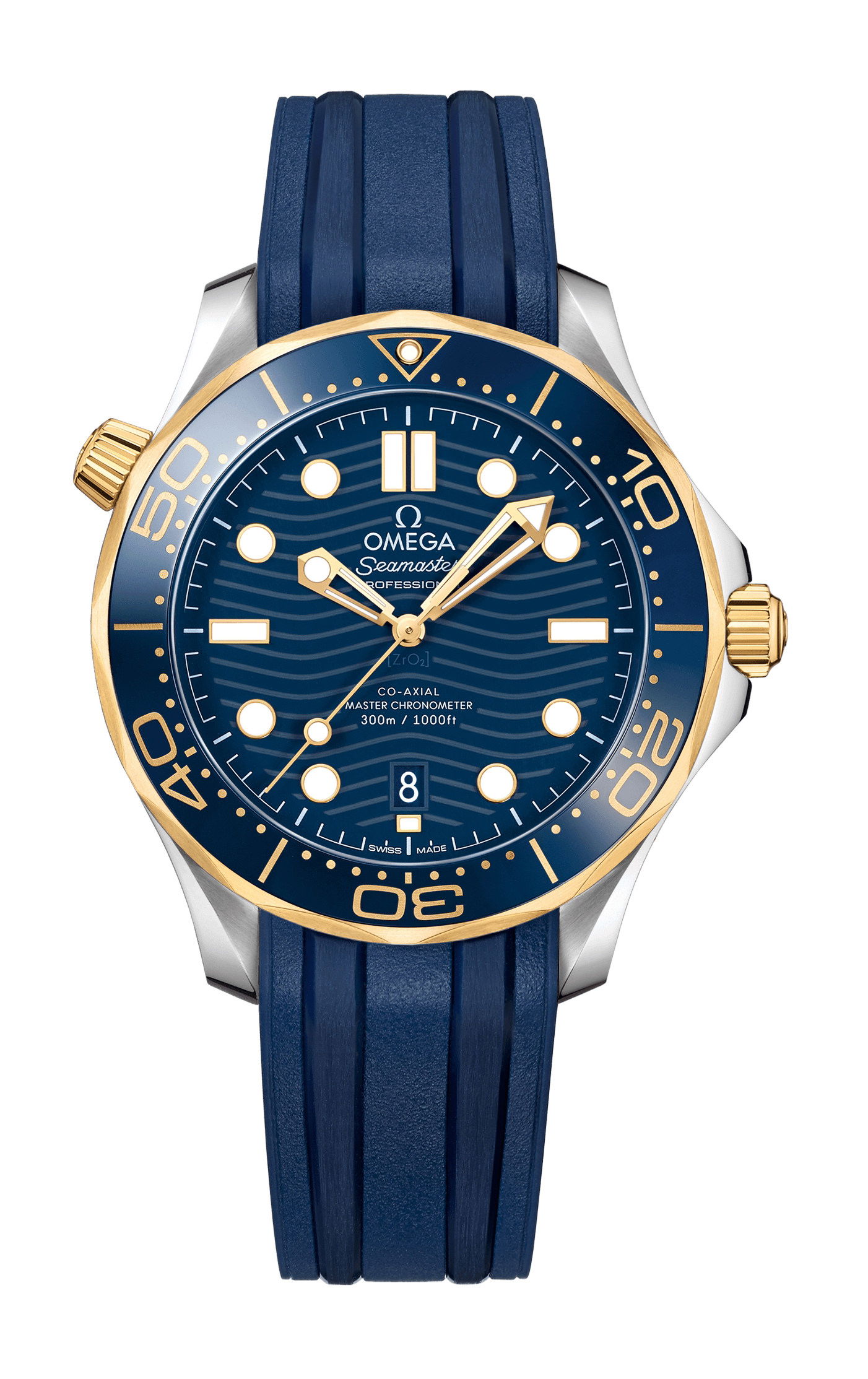 Omega Seamaster luxury timepiece - detailed view