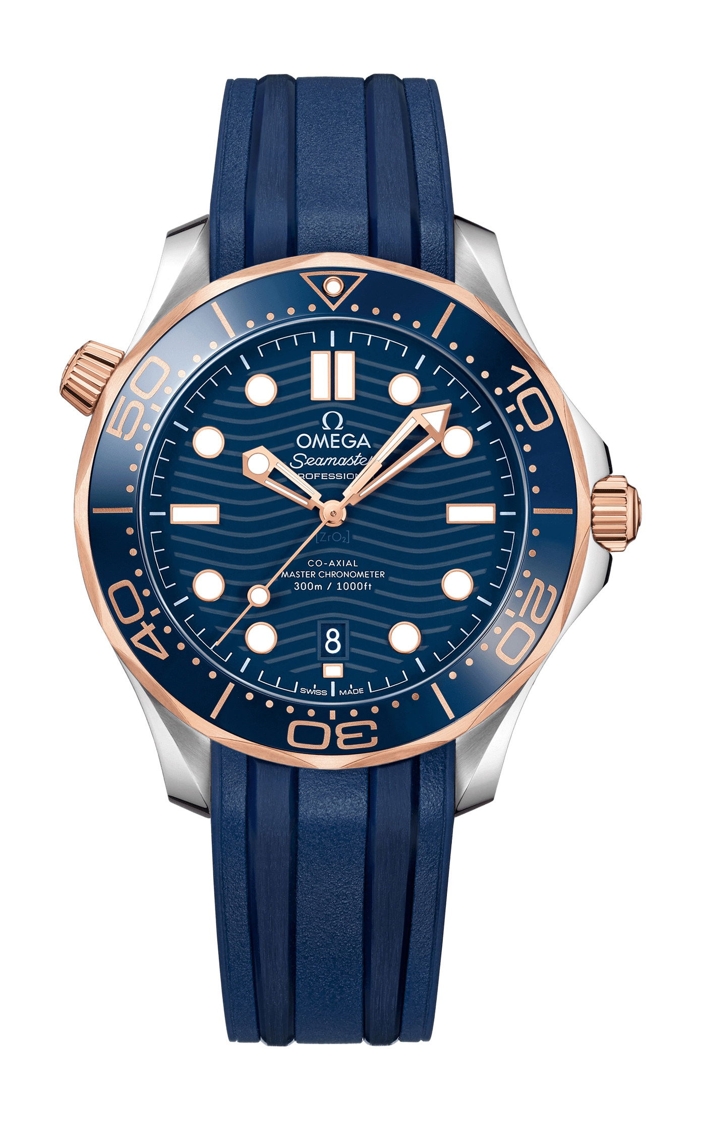 Omega Seamaster luxury timepiece - detailed view